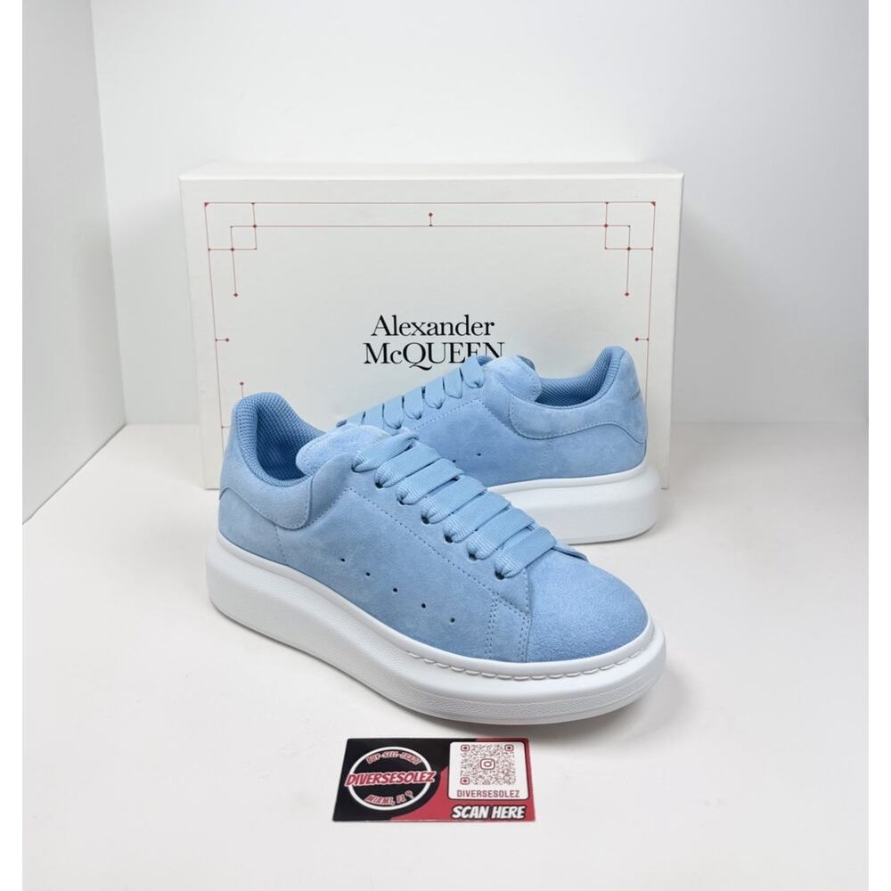 Size 7US - Alexander McQueen Oversized Powder Blue Sneakers❄️ NEW/RETAIL $600!